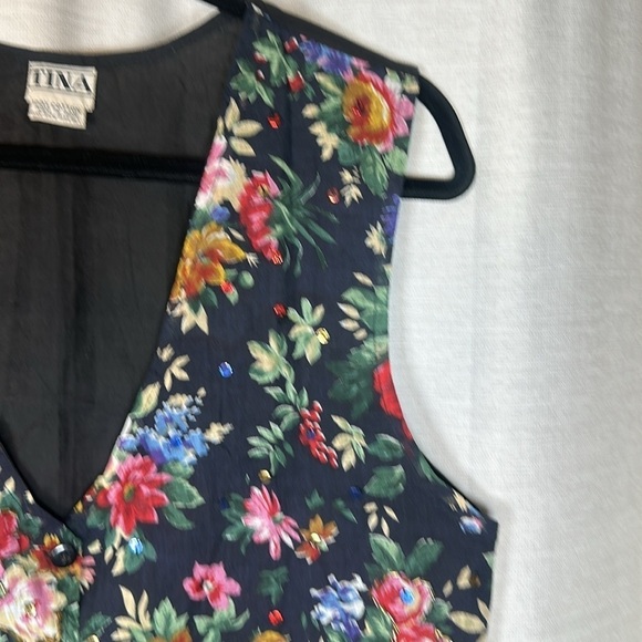 TINA BRAND VINTAGE VEST !!! - Picture 5 of 7